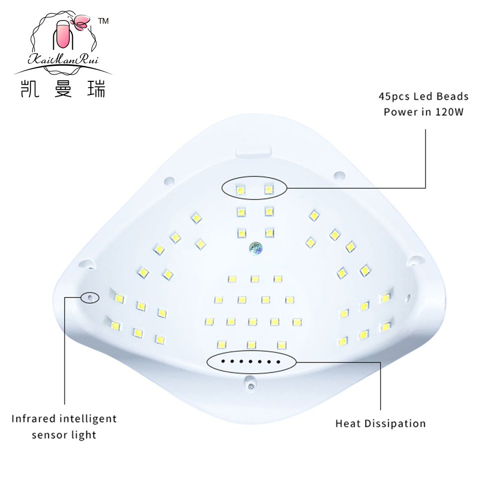 Lampa za nokte velike snage koja se brzo suši na suncu x5 max